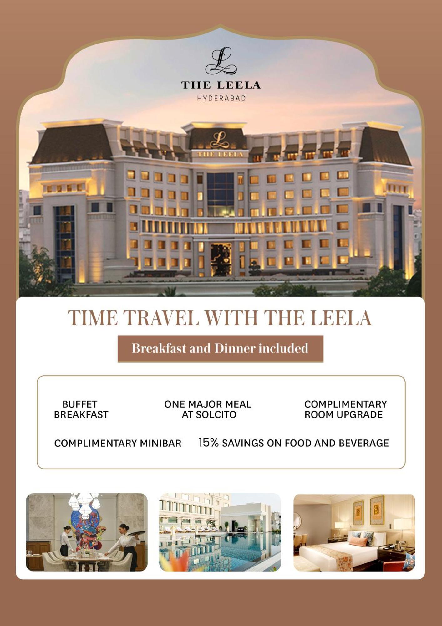 The Leela Hyderabad Banjara Hills Hotel Buitenkant foto